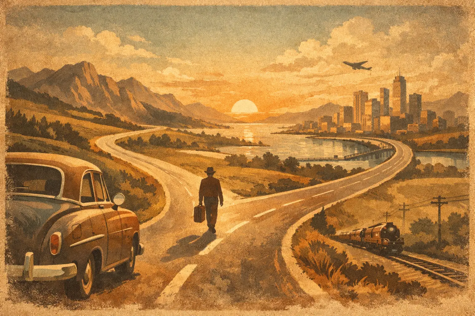 Journey Shaped by Road Distance and Arrival